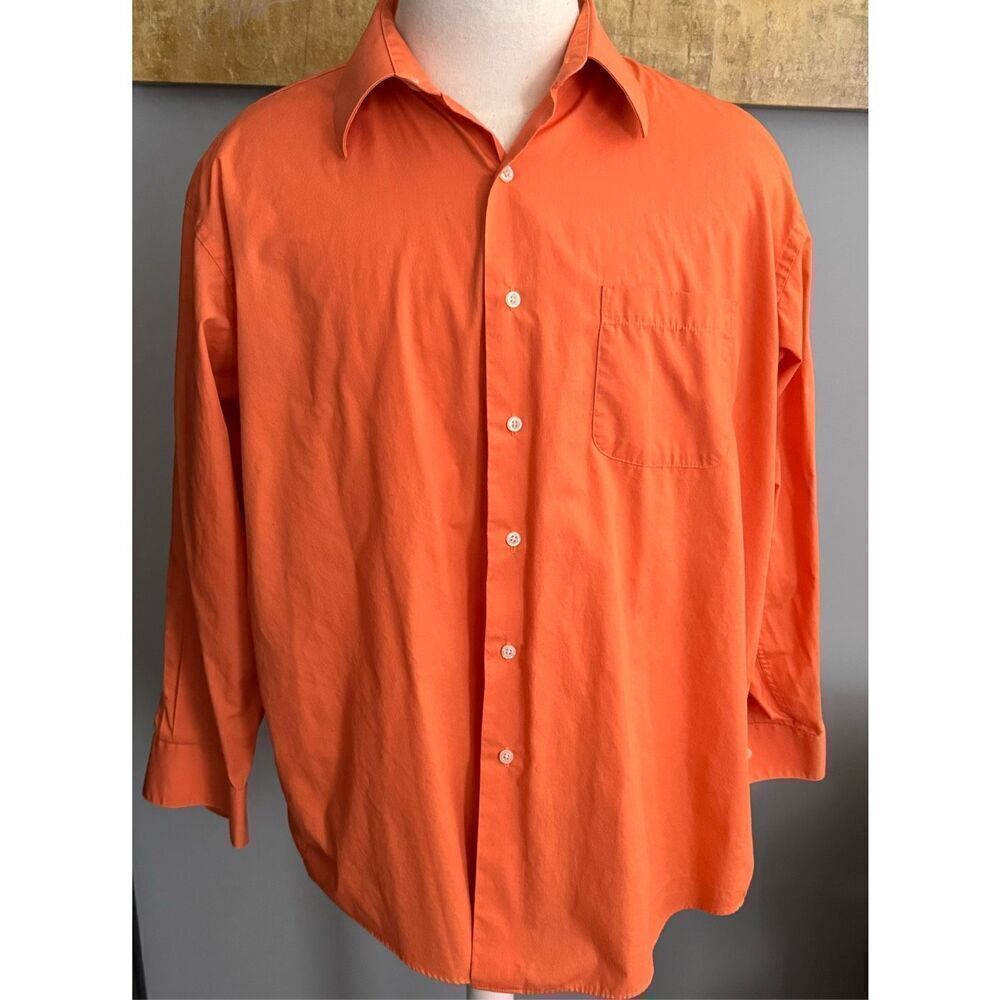 Colours Alexander Julian Orange Shirt, size XL